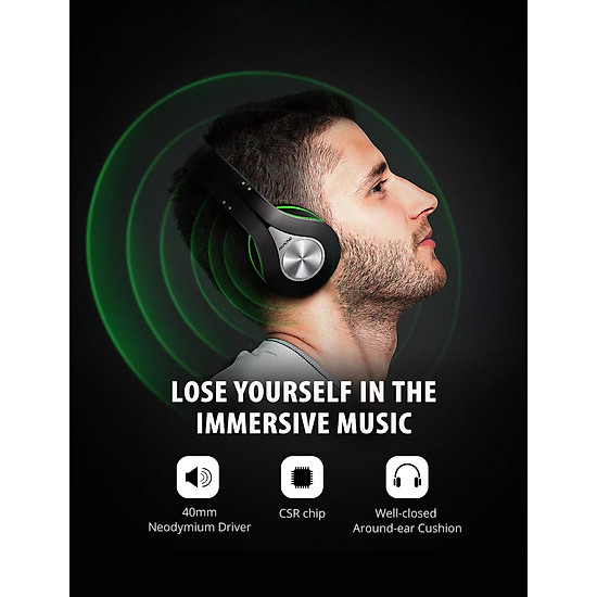 Tai nghe chính hãng mpow bh059 headphones bluetooth 4.1 - hàng chính hãng - ảnh sản phẩm 6