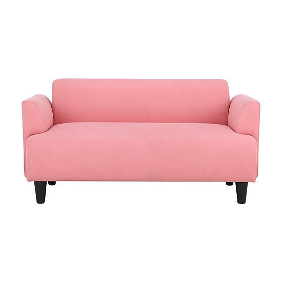 H-beau sofa vải 2 chỗ 144x73x73 cm màu hồng - ảnh sản phẩm 1