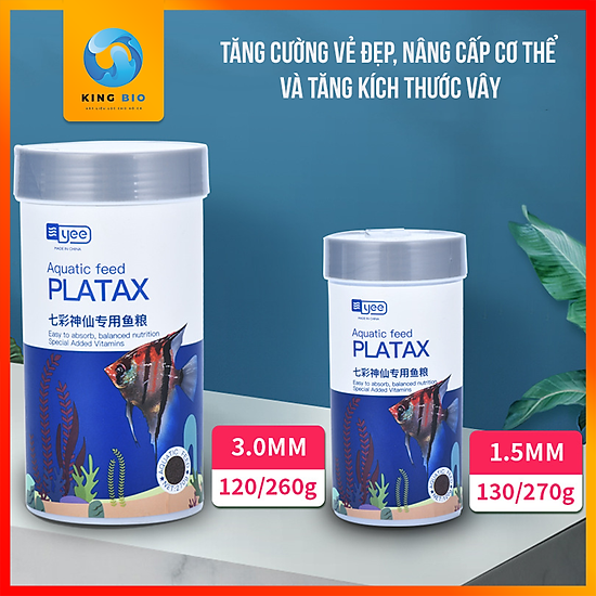Cám yee platax hạt 1.5mm - thức ăn cân bằng dinh dưỡng chuyên dụng cho cá - ảnh sản phẩm 3