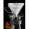 Phễu lọc cà phê v60 sứ cao cấp brewista dripper - thủy tinh viền ánh vàng - ảnh sản phẩm 3