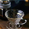 Phễu lọc cà phê v60 sứ cao cấp brewista dripper - thủy tinh viền ánh vàng - ảnh sản phẩm 2