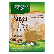 Cà Phê Ăn Kiêng Latte Với Chiết Xuất Cỏ Ngọt Tropicana Slim 10 Gói x 14g
