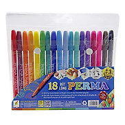 Bộ 18 Cây Bút Lông Colormate Perma Markers MA-18PER
