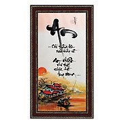 Tranh thư pháp Chữ An 38 x 68 cm Thế Giới Tranh Đẹp