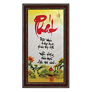 Tranh thư pháp Chữ Phát 38 x 68 cm Thế Giới Tranh Đẹp
