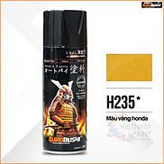 COMBO Sơn Samurai màu vàng đồng H235 gồm 4 chai đủ quy trình độ bền