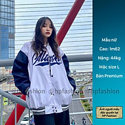 Áo bomber Varsity Jacket form rộng Alaska vải dù cao cấp Áo khoác bóng