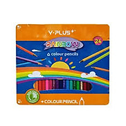 Bút chì màu gỗ Rainbow YPlus 24 màu hộp thiếc Z010RB