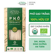 Phở gạo trắng hữu cơ HOA SUA FOODS 250g - dai, ngon, an toàn, 100% organic