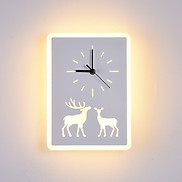 Đèn LED đồng hồ DEER hiện đại tăng thêm sự sang trọng cho không gian