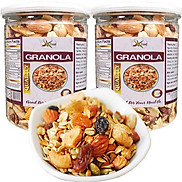 Combo 2 Hũ Granola ngũ cốc dinh dưỡng giúp ăn kiêng giảm cân hiệu quả