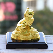 Tượng Mèo phong thủy mạ vàng size lớn - Quà tặng doanh nghiệp