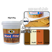 Bột trám gỗ, nột trét gỗ bị nứt Wood Filler No.B218 Bosny hộp 500 gram