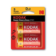 Bộ 2 Pin Kodak Zinc D UBL IB0158