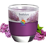 Ly nến thơm tinh dầu Bolsius Lilac Blossom 105g QT024337- hoa tử đinh hương