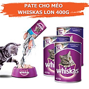 COMBO 5 Lon Pate Cho Mèo Vị Cá Ngừ Và Cá Biển Whiskas 400g - YonaPetshop
