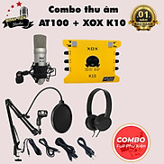 Bộ Combo livestream ISK AT100 + Sound card XOX K10 jubilee