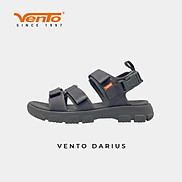 Giày dép Sandal Vento DARIUS Nam màu Tro đi học đi làm NB10607