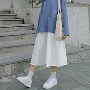 Chân váy đũi Hàn Quốc, Váy trơn 3 màu đầm thiết kế thời trang nữ công sở