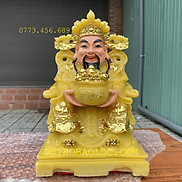 Tượng Ông Thần Tiên đá Việt Nam cao 25cm Vàng