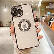 Ốp lưng viền màu hở táo bảo vệ camera dành cho iphone 13 pro