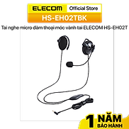 Tai nghe micro đàm thoại móc vành tai ELECOM HS-EH02T - Hàng chính hãng