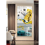 Đồng hồ treo tường hiện đại, tranh tráng gương trang trí nhà cửa phòng làm