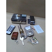 Khóa cổng thông minh 3 chế độ mở chìa cơ, remote, thẻ từ lắp cổng phòng trọ