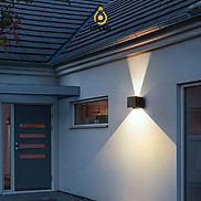 Đèn hắt sáng điều chỉnh tia sáng gắn tường ngoài trời chống nước hiện đại