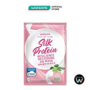 Mặt Nạ Watsons Love My Glow Silk Protein Resilience Restoring Ha Mask 21ml