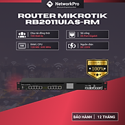 Router Mikrotik RB2011UiAS-RM Hàng Chính Hãng