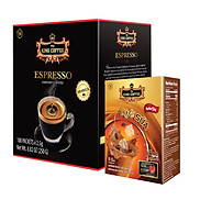 Combo 1 hộp King Coffee Espresso Instant Box 100 Sticks + tặng 1 hộp King