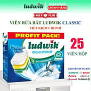Hộp 25 viên rửa bát Ludwik Classic giá rẻ nhập khẩu chính hãng Ba Lan