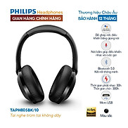 Tai nghe Chụp tai Philips Bluetooth Bass, Hi-Res Audio, TAPH805BK 10