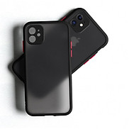 Ốp lưng trong nhám viền Shield Matte Color bảo vệ camera cho iPhone 11