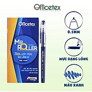 Bút lông bi Officetex mực xanh Mr.Roller OT-RP0001BU 6 cây