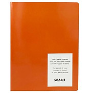 Vở Kẻ Ngang 80 Trang ĐL 70g m2 - Crabit Notebuck 1112 Mẫu Màu Giao Ngẫu