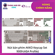 Nút bàn phím AKKO Keycap Set - 9009 ASA Profile - Hàng Chính Hãng