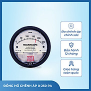 Đồng hồ chênh áp Macroscopic dải đo 0-250Pa