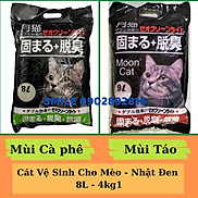 Cát Vệ Sinh Cho Mèo Nhật Đen 8L - 4kg1 Vón Siêu Cứng Khử Mùi Cực Tốt