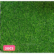 Thảm cỏ nhân tạo - tấm cỏ nhựa trải sàn - cỏ giả cao 2cm màu xanh sẫm