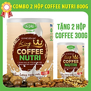 COMBO 2 HỘP cà phê sữa hạt COFFEE NUTRI SOYNA 800g tặng kèm 2 hộp Coffee
