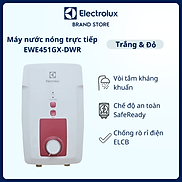 Máy nước nóng trực tiếp Electrolux 4.5kW - Trắng & Đỏ - EWE451GX-DWR