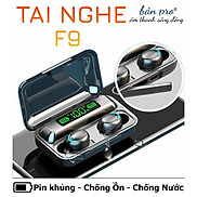 Tai Nghe Bluetooth Không Dây F9 Bản Pro Nhét Tai Pin 3500 maH Micro HD