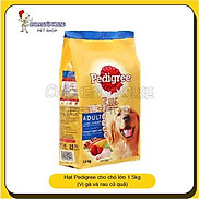 HẠT PEDIGREE Thức ăn khô cho chó lớn dạng hạt vị gà và rau củ 1.5kg 1 túi