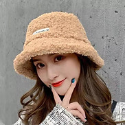 Mũ bucket mũ lông cừu xinh xắn Beeblanc nón bucket nữ phong cách Hàn Quốc