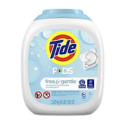 Viên giặt không mùi cho da nhạy cảm & em bé Tide Pods Free & Gentle 152