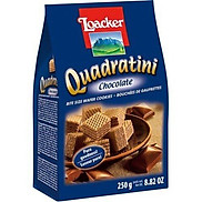 Bánh xốp Loacker Quadratini Chocolate 250g