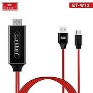 Cáp HDMI Type C Earldom W12  Độ Phân Giải 4K  - Hàng chính hãng