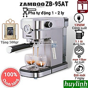 Máy pha cà phê Zamboo ZB-95AT - Tặng 500gr cafe - Model 2021